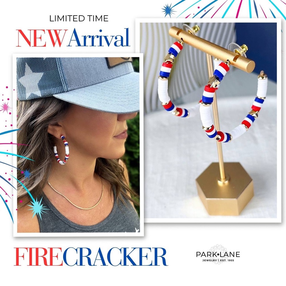 Park Lane LABOR DAY SALE FIRECRACKER 🧨 EARRINGS! BNIB RETAIL $62